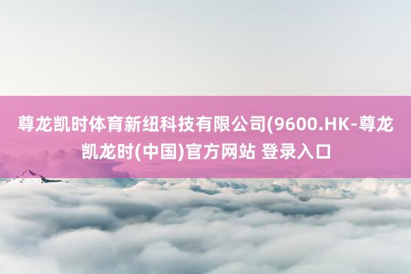 尊龙凯时体育新纽科技有限公司(9600.HK-尊龙凯龙时(中国)官方网站 登录入口
