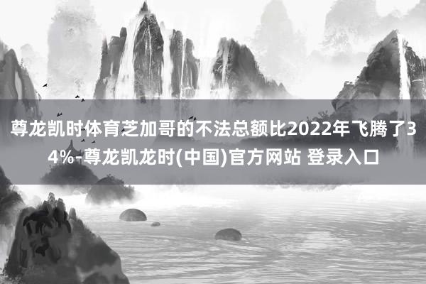 尊龙凯时体育芝加哥的不法总额比2022年飞腾了34%-尊龙凯龙时(中国)官方网站 登录入口